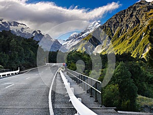 Road, Mount Cook NP, New Zealand