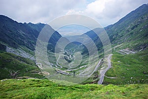 Road through mountains