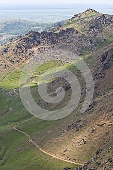 Road through the mountains