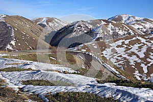 Road in the mountains