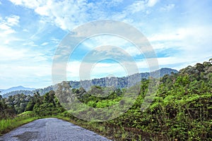 Road in mountains