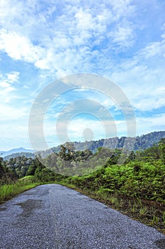 Road in mountains
