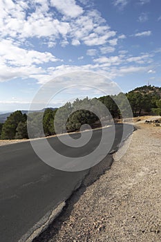 Road in the mountains