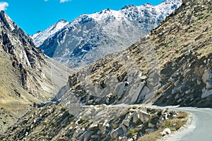 Road, Mountains of Leh, Ladakh, Jammu and Kashmir, India