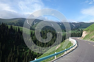 Road in the mountains