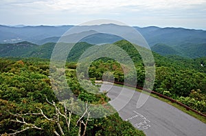 Road in the Mountains to Brasstown Bald