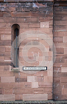 Road Name Sign, Carlisle, UK