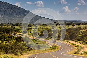 Road between Narok and Masai Mara, Ken