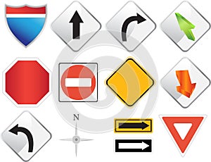 Road Navigation Icons