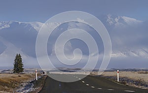 The road in New Zealand