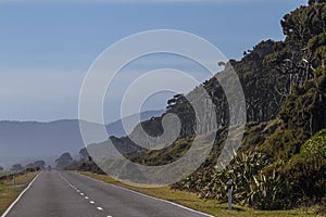 The road in New Zealand