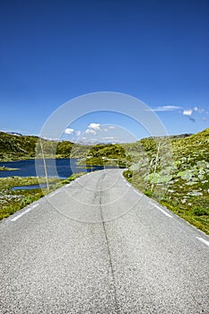 Road no. 55 on the Sognefjell in Jotunheimen photo