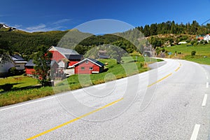 Road in Norway - Sogn og Fjordane