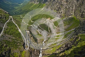 Road in Norway Trollstigen