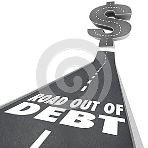 Road Out of Debt Financial Problem Money Help
