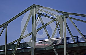 Road over the iron bridge