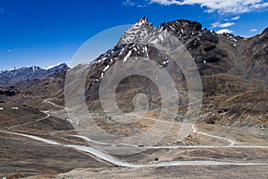 The road over the pass