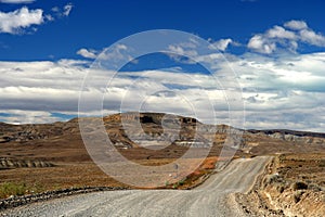 Road through Patagonia photo