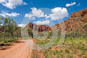 Road in Purnululu National Park, Western Australia