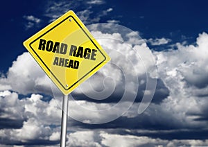 Road rage sign photo