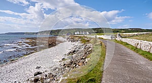 Road on Rathlin Island, Antrim, Northern Ireland