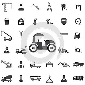 Road roller icon