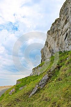 Road round the great orme in north wales