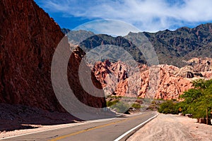 Road between Salta and Cafayate Argentina