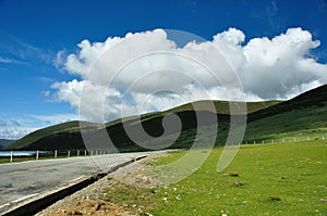 A Road Of Sichuan Plateau