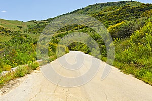 Road in Sicily