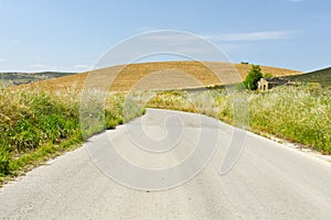 Road in Sicily