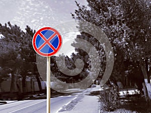 Road sign 3.27 \