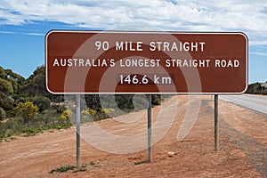 Road sign at Australia.