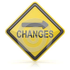 Road Sign - Changes Ahead