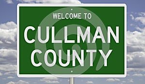 Road sign for Cullman County