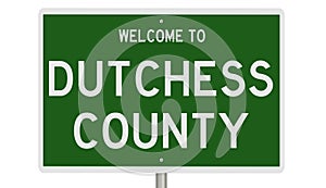 Road sign for Dutchess County photo