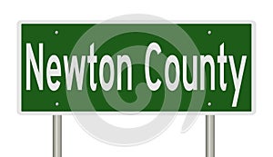 Road sign for Newton County