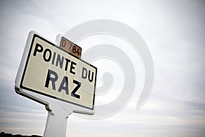 Road sign : Pointe du raz