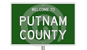 Road sign for Putnam County