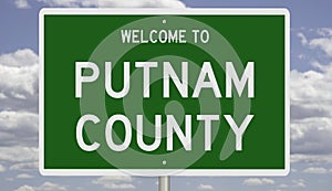 Road sign for Putnam County