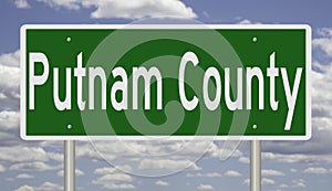 Road sign for Putnam County