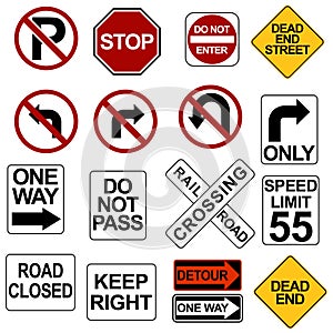 Road Sign Set