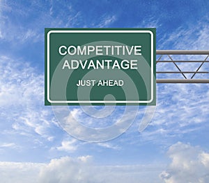 Road Sign to competitive advantage