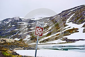 Road signs: `National tourist road`.