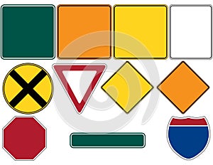 Road Signs Set 1