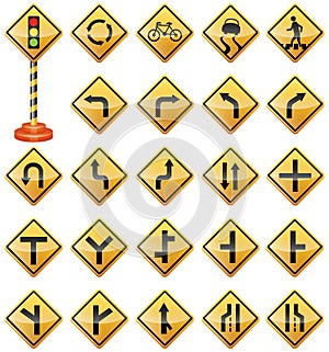 Road Signs, Traffic Signs, Warning Signs, Transportation, Safety
