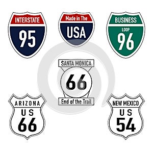 Road signs in USA