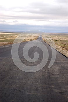 Road and sky