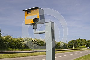 Road and speed camera