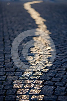 road in the street near Odeonsplatz (Viscardigasse) photo
